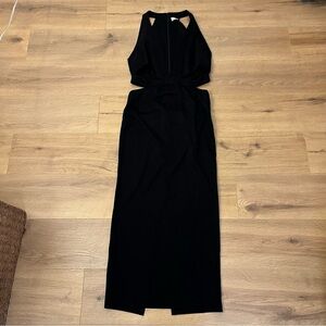 Torn by Ronny Kobo | Cut out sleeveless maxi dress Women’s size L deep plunge